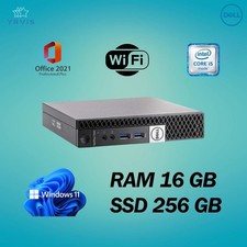 PC DESKTOP DELL INTEL RAM 16GB SSD 256GB WIN 11 PRO OFFICE WI-FI RICONDIZIONATO