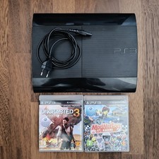 CONSOLE SONY PS3 SUPER SLIM 12GB Playstation 3 + 2 GIOCHI CONDIZIONI OTTIME🎮