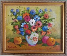 Dipinto Olio Firmato Vibrante