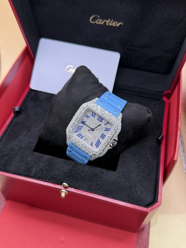 Cartier santos wssa0018 iced - cartier,