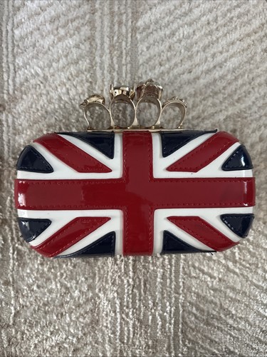 Borsa pochette vintage ottone