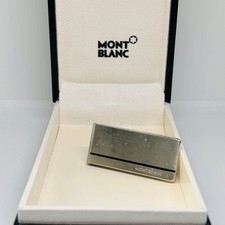 Montblanc fermasoldi acciaio Steel – logo – con scatola – usato