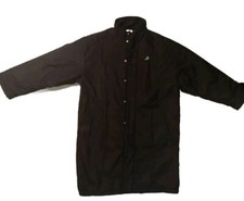 Giubotto Impermeabile Adidas Uomo Vintage Nero Trench Lungo Taglia Xl Oversize 