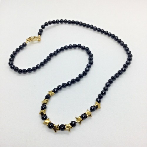 Collana onice nero con - collana,
