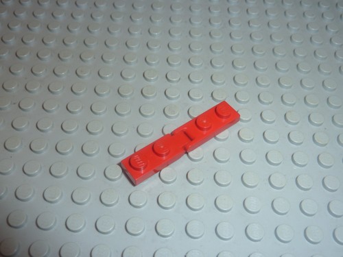 Lego red hinge - 1x2, with