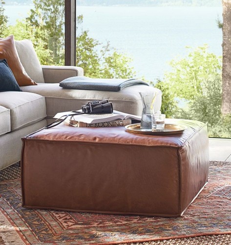 Pouf pelle grande fatto a - in,