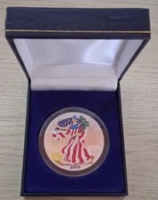 1 dollaro 2000 American Eagle a colori - Stati Uniti - FDC