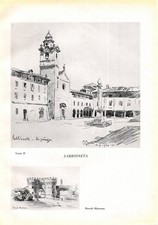 Stampa antica SABBIONETA la