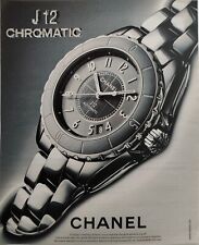 CHANEL J12 OROLOGIO Pubblicità 1 pagina 2011 AUTOMATIC CHROMATIC