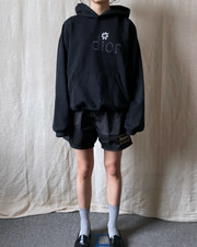 Felpa con cappuccio relaxed