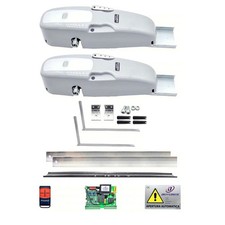 KIT ROCKET 2 MOTORI PORTA BASCULANTE CONTRAPPESO BRACCI DRITTI 230V NO SALDATURE