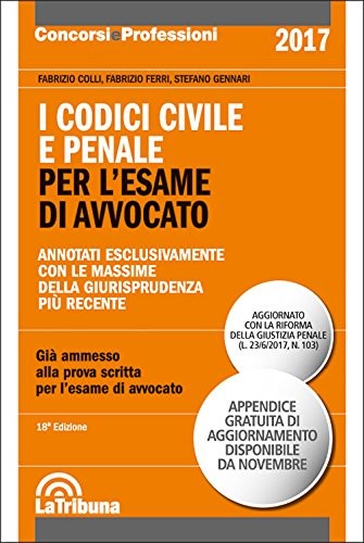 Codici civile penale per - penale.,