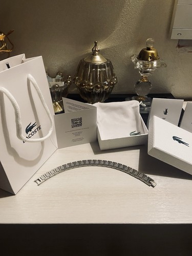 Lacoste braccialetto maglie - a,