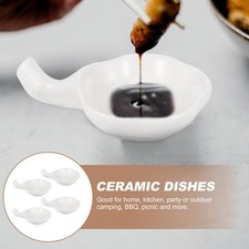 4 PCS Piattini in ceramica