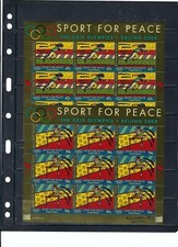 Set fogli SPORT FOR PEACE 2008