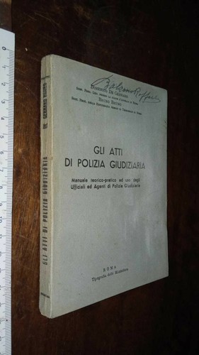 Libro manuale degli atti - manuale, di