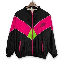 Giacca a vento Vintage nera e