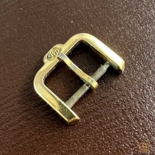 Paul Picot Fibbia Placcata Oro Gold Plated Buckle 12mm Vintage Originale