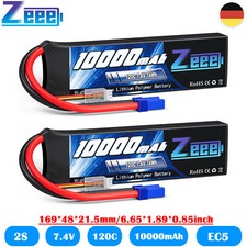 2x Zeee 2S batteria lipo
