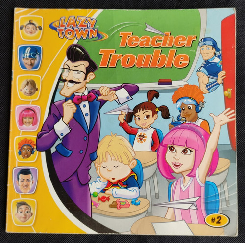 Lazy town teacher - town, trouble