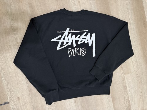 Stussy paris sweatshirt black - sweatshirt,
