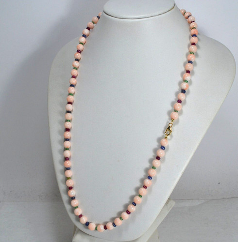 Collana corallo rosa - rosa, chiusura