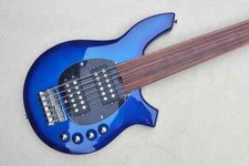 Basso elettrico corde blu - basso, 6