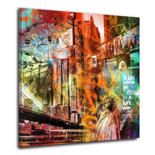 Quadro moderno stampa - , tela