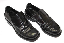 GUCCI scarpe uomo tg 7,5 Europa 40,5 pelle nera S8869
