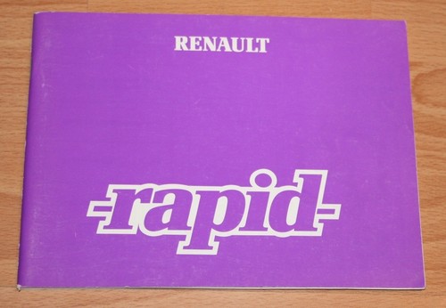 Renault rapid manuale - renault,
