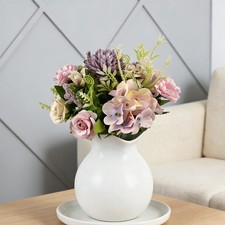 Bouquet di seta 31 cm con 6