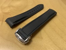 Cinturino orologio 20 mm Omega Seamaster Planet Ocean gomma nera cinturino orologio