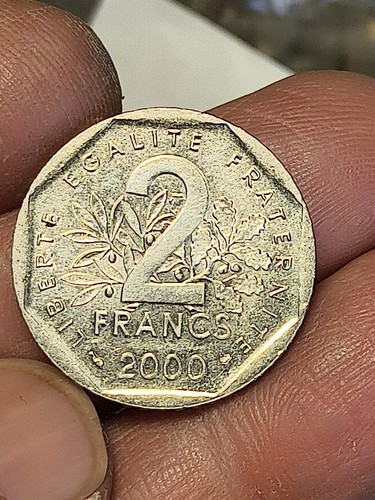 Moneta francia francs 2000 - moneta,