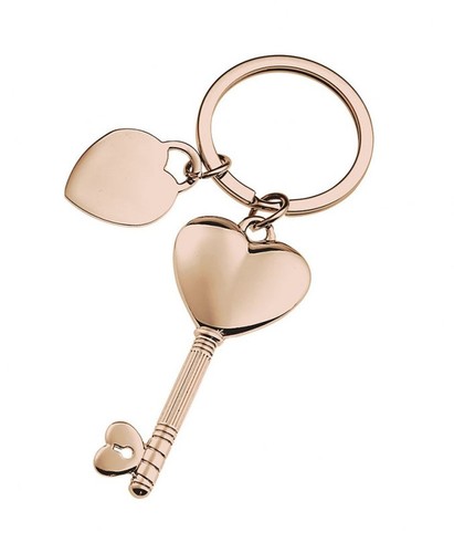 Portachiavi chiave cuore - chiave, a