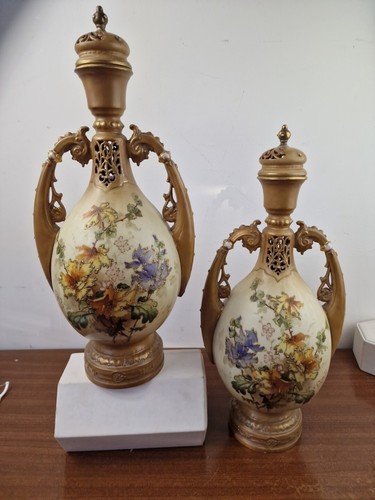 Coppia vasi austriaci 1890 - coppia,