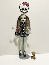 Monster High Prima Onda Frankie Stein Bambola Nera Elastica Fianchi #100