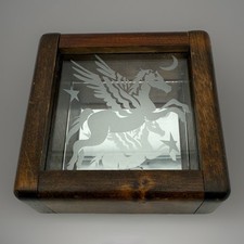 Scatola vintage in legno