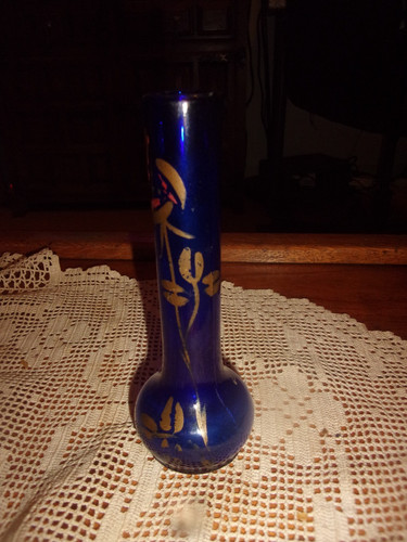 Pêtit vase soliflore bleu - vase,