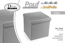 Pouf contenitore poggiapiedi - pouf,
