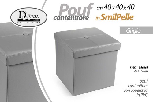 Pouf contenitore poggiapiedi - pouf,