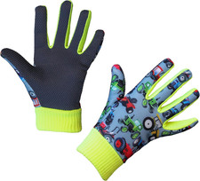 Joy - Guanti Da Bambino 4-6 Anni, Motivo Trattore