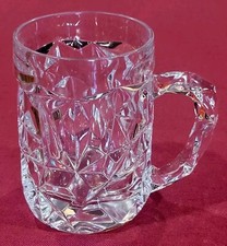 Tiffany & Co. ROCK CUT Crystal 16oz Mug Stein XL 5" Germany Excellent 