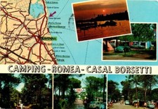Cartolina 1027. Emilia Romagna. Ravenna. Romea. Camping Casal Borsetti. 