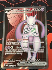 ??⭐️POKEMON - MEWTWO EX FULL ART  213/182 RIVALI PREDESTINATI -NEAR MINT ITA⭐️