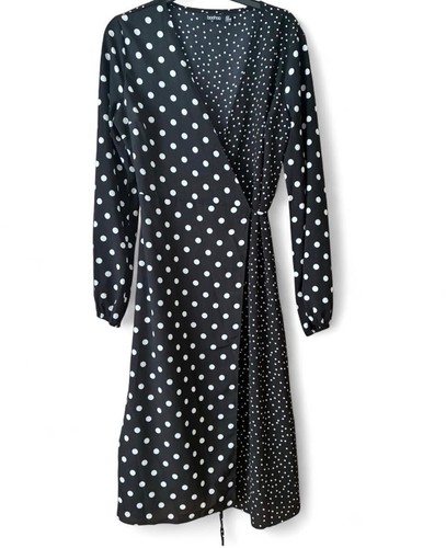 Boohoo abito avvolgente - uk,