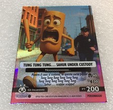 TUNG TUNG TUNG SAHUR UNDER CUSTODY Card 121 Skifidol Brainrot ERRORE STAMPA RARA