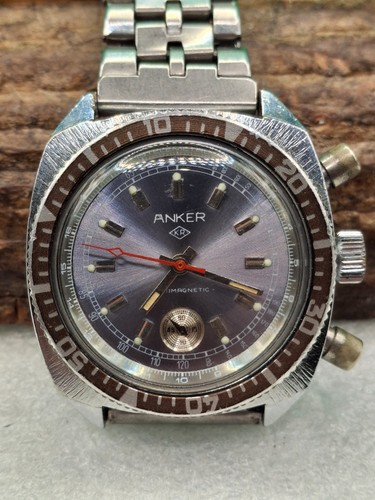Anker chronograph wristwatch - chronograph,