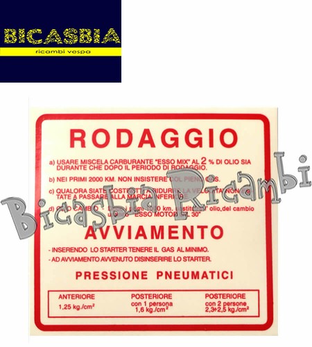 0651 targhetta adesivo - -,