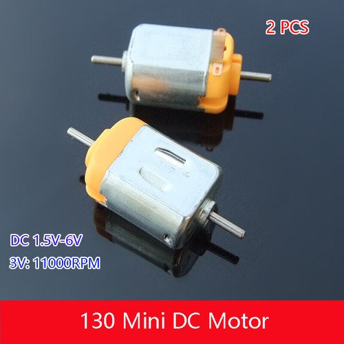 2pcs 130 motore 5v - 2pcs, 1.5v-6v