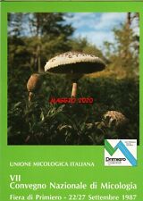 1987 FIERA DI PRIMIERO TRENTOLEPIOTA PROCERA CONV MICOLOGIA FUNGO MUSHROOM PILZ